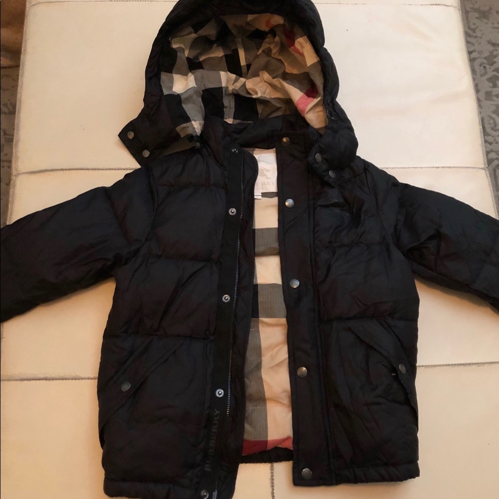 Boys Authentic Black Burberry Puffer Jacket!